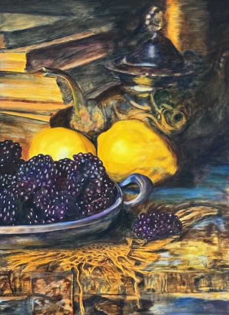 Undimmed-oil on canvas by Annissa Slusher